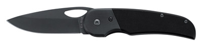 Ka-Bar Tegu Folder 2.88 Black 420 Stainless Drop Point Blade Black G10