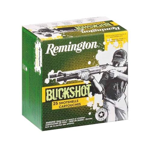 Remington Buckshot Express 12 GA 2-3/4 00-buck 9-pellet 25rd box