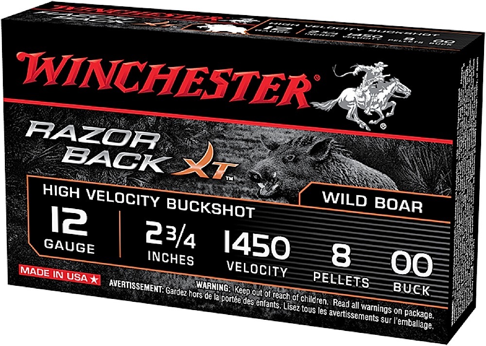 Win Razorback XT 12 GA 2.75 00 Buck shot