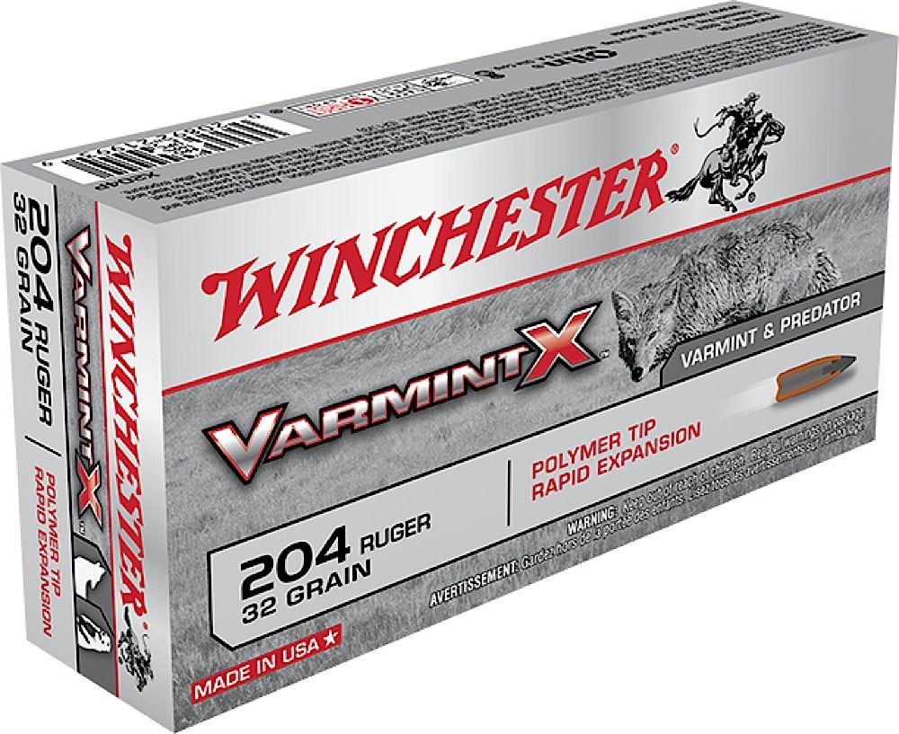 Winchester Ammo Super X 204 Ruger Varmint 32 GR 20 Rou