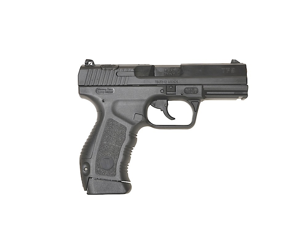 TRI-STAR SPORTING ARMS TP-9C Pistol 9mm 3.5 10+1 Checkered Grips Bla