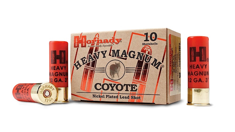 Hornady Heavy Magnum Coyote Buckshot 12 Gauge Ammo 10 Round Box