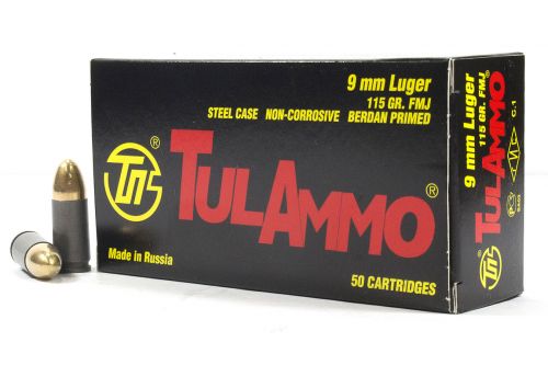 Tulammo Tulammo 9mm Full Metal Jacket 115 GR 100 Ro