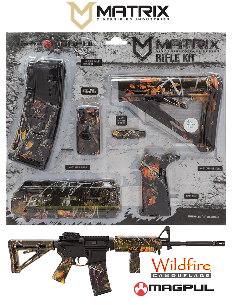 MDI Magpul ComSpec AR-15 Furniture Kit Wildfire