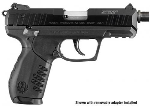 Ruger SR22 Threaded 22 Long Rifle Pistol