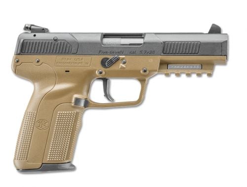 FN Five-seveN Std 5.7mmX28mm 4.75 10+1 Ambi Flat Dark Earth