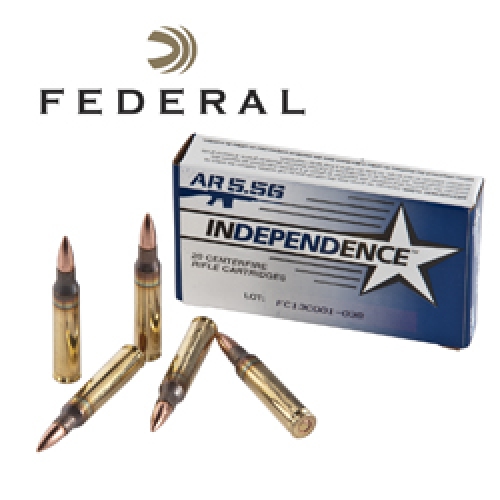 Independence 5.56 Tactical 55 gr. Full Metal Jacket - CASE (500 rounds)