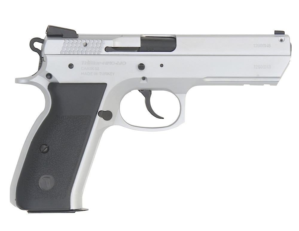 TriStar85110 T-100 Pistol 9mm 3.7 15+1 Blk Poly Grip Chrome