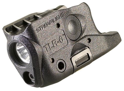 Streamlight 69272 TLR-6 Weapon Light w/Laser Fits Glock 26/27/33 For Handgun 100 Lumens Output White LED Light Red Laser 89 Mete