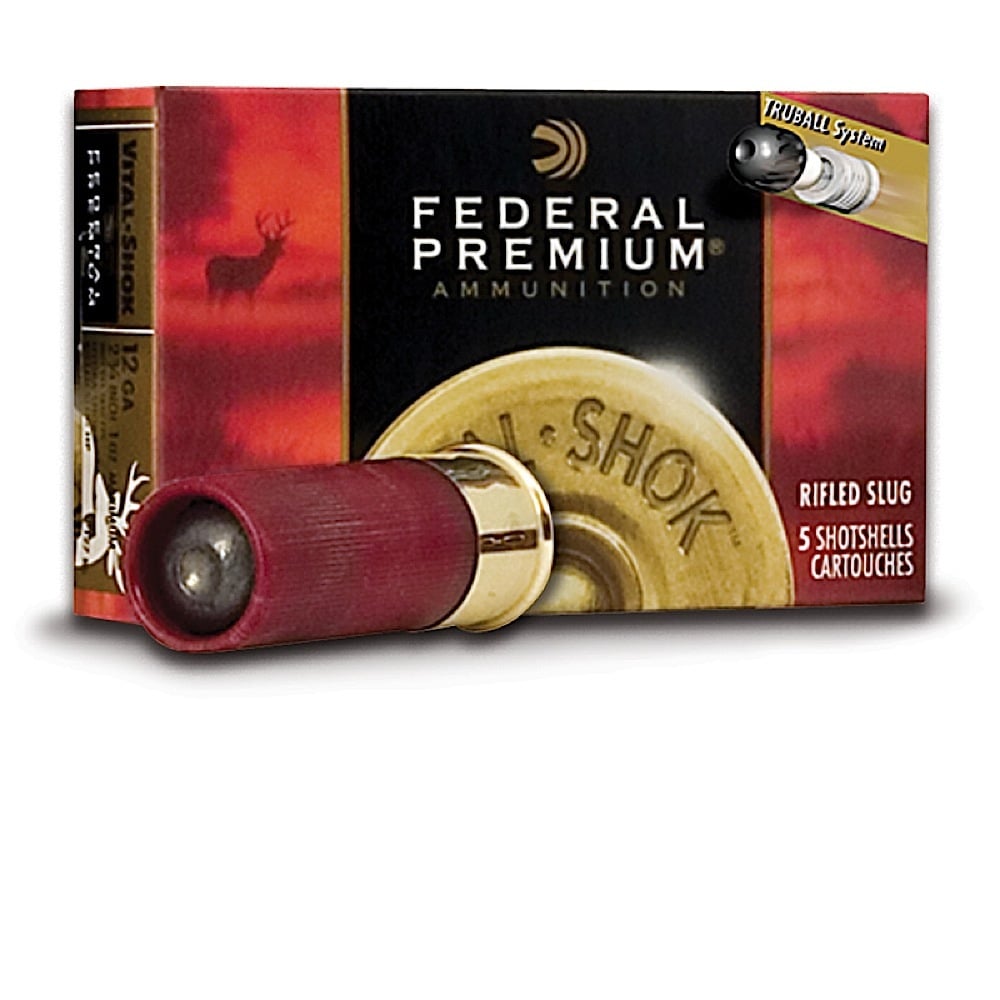 Federal  Vital-Shok Trueball  12GA  Rifled Slug 3 1oz  5rd box