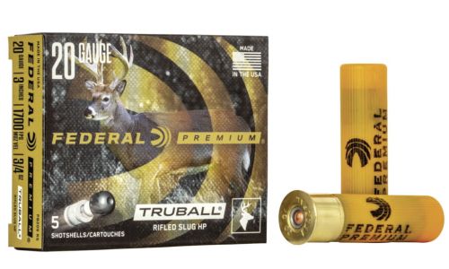 Federal Vital-Shok Trueball Rifled Slug 20 gauge 3 3/4 oz