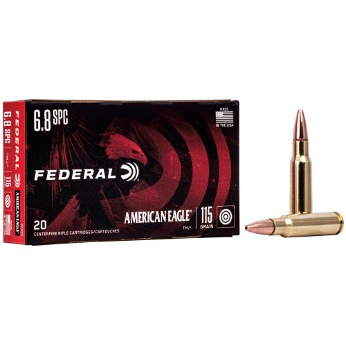 Federal American Eagle 6.8 SPC  Full Metal Jacket  115gr  20rd box