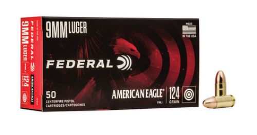 American Eagle Supressor FMJ 50RD 124gr 9mm Luger