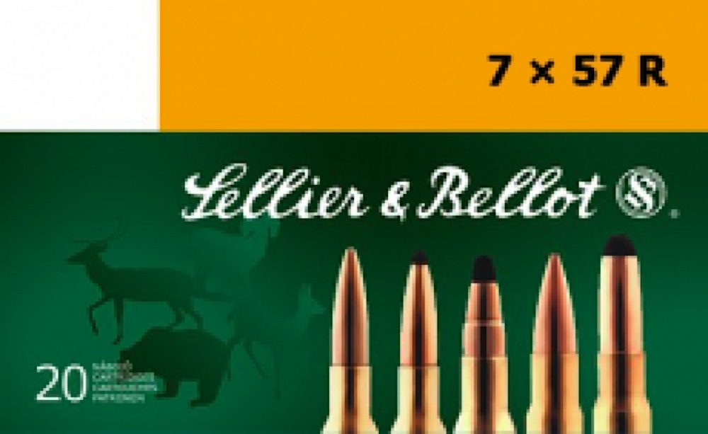 Sellier & Bellot 7X57mm Rimmed 158GR Hollow Point Capped 20 Box/20 Cs