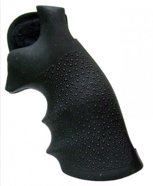 Hogue Monogrip Black Rubber with Finger Grooves for S&W K, L Frame with Square Butt