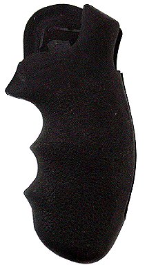 Hogue Monogrip Black Rubber with Finger Grooves for S&W K, L Frame with Round Butt