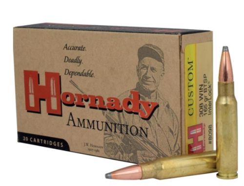 Hornady 308 Winchester 165 Grain Boat Tail Soft Point