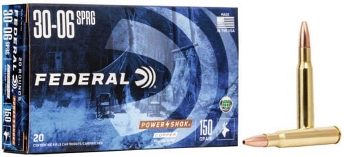 Federal Power-Shok Copper 30-06 Springfield 150 Gr