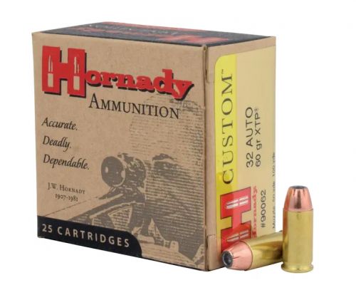 Hornady .32 ACP  60 Grain Jacketed Hollow Point Extreme Termin