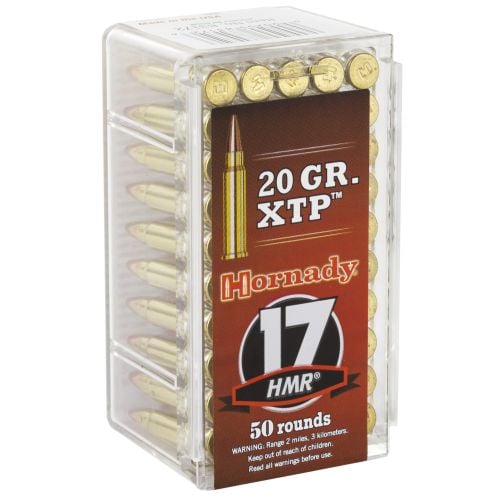 Hornady Varmint Express 17 HMR 20 gr Hornady XTP Hollow Point 50 Per Box/ 40 Case