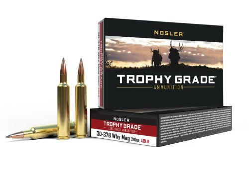Nosler Trophy Grade Long Range Ballistic Tip 378 Weatherby Ammo 210 gr 20 Round Box