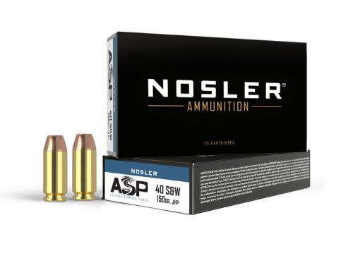 Nosler Match Grade 40 Smith & Wesson 150gr Jacketed Hollow Point 50rd box