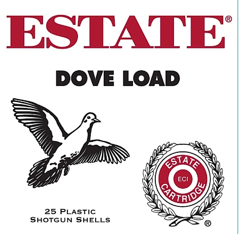 Estate Game and Target Dove 12 GA 2.75 1-1/8 oz 8 Round 25 Bx/