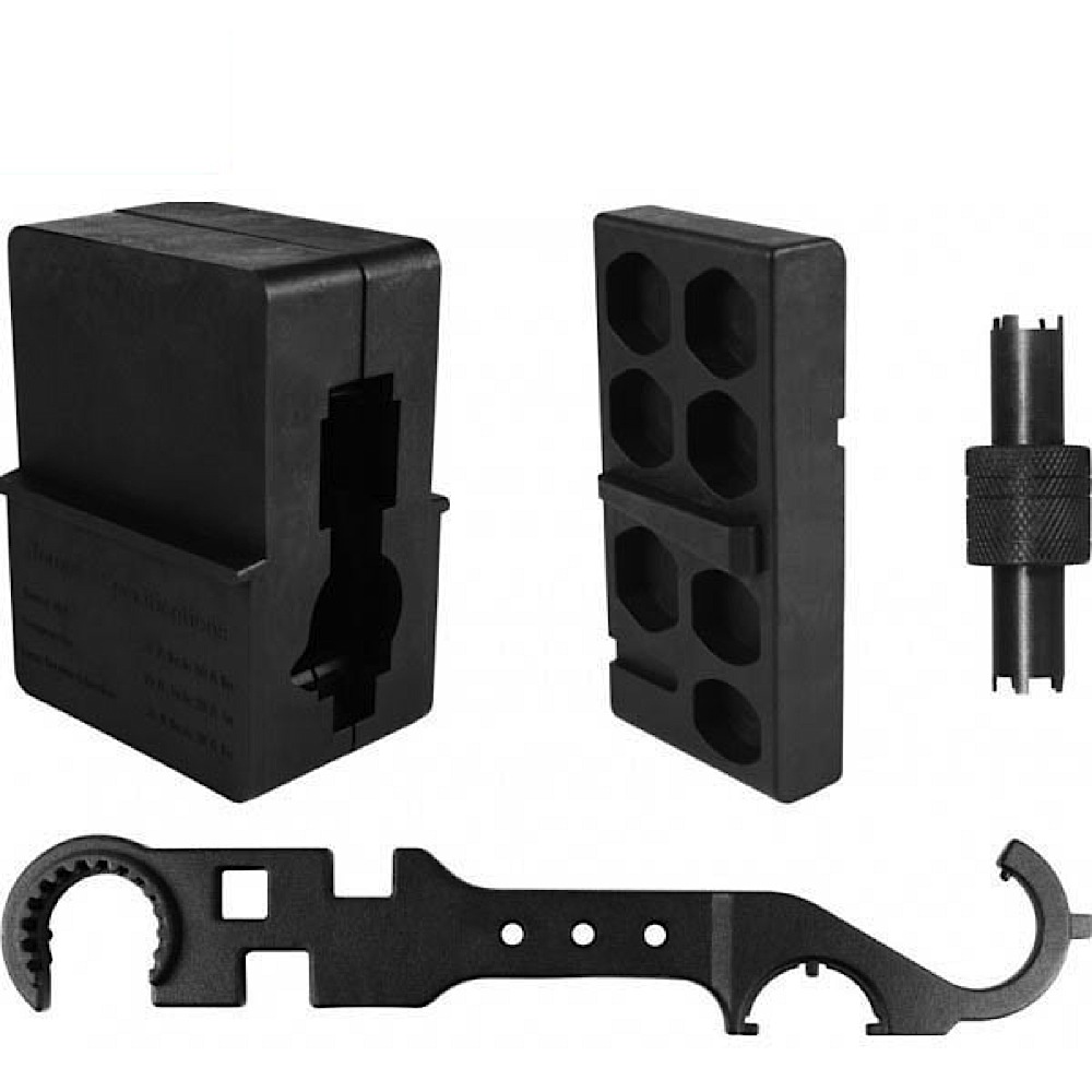 Buy Aim Sports AR15/M4 Armorer Kit Vise Blocks Wrench Sig Online.