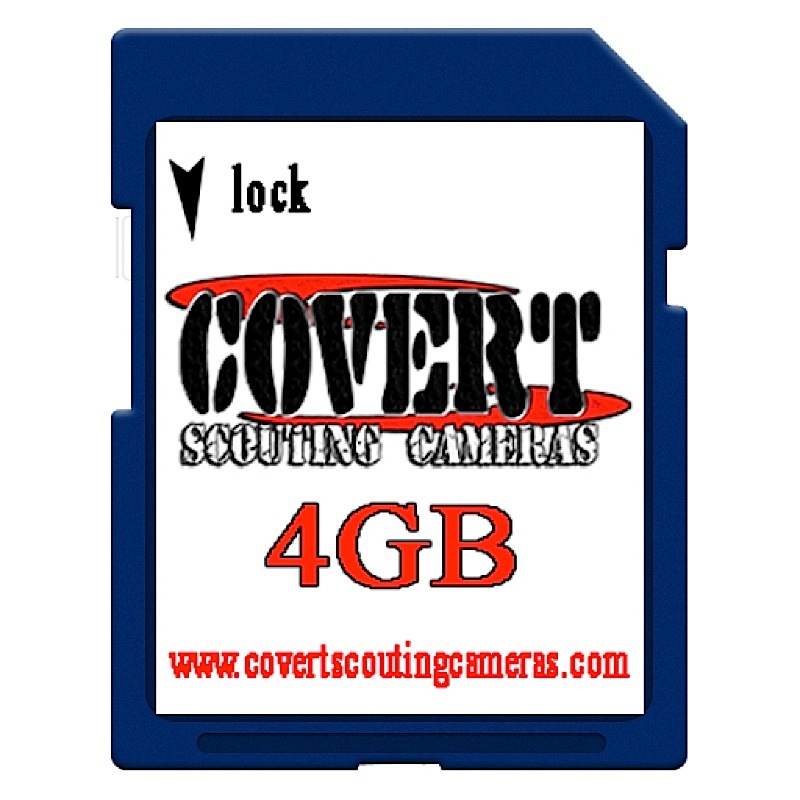 Covert Scouting Cameras SD Card 4 GB Blue