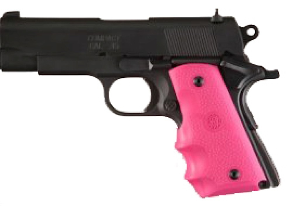 Hogue RUBBER GRIP 1911 OM FG PINK