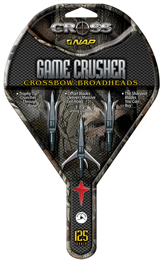 Barnett Crossbows Gamecrusher Broadhead Mechanical Black/Orange