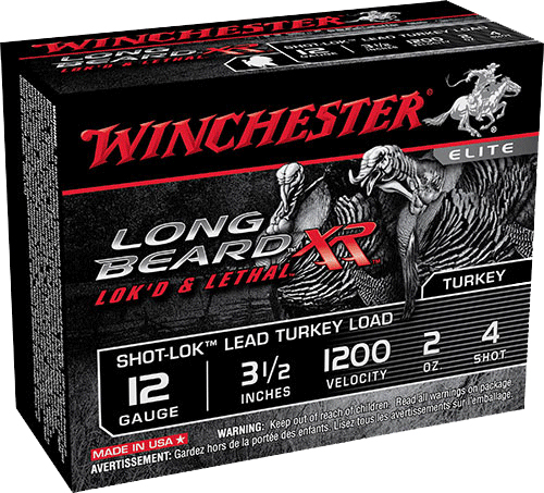 Winchester Long Beard XR Turkey 12GA 3.5 2oz #4  10rd box