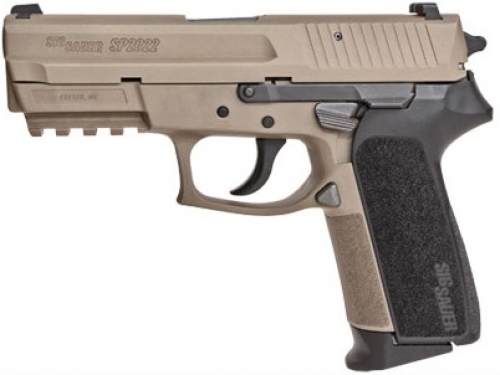 Sig Sauer E2022-40-FDE-BLKGRP SP2022 FDE BG 12+1 40S&W 3.9