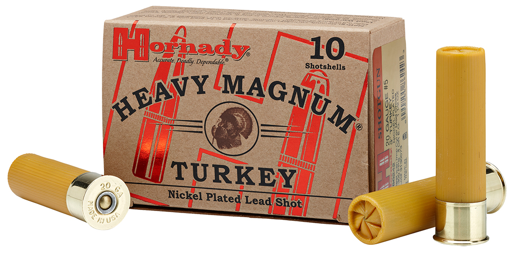 Hornady Heavy Magnum Turkey Loads 20 GA 3 1-3/8oz #5 10rd box