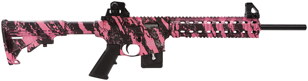 Smith & Wesson M&P15-22 Pink Platinum 10+1 .22 LR  16.5