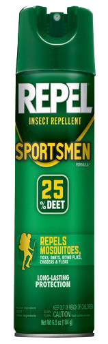 Repel Sportsmen Insect Repellent Aerosol 25% Deet 6oz