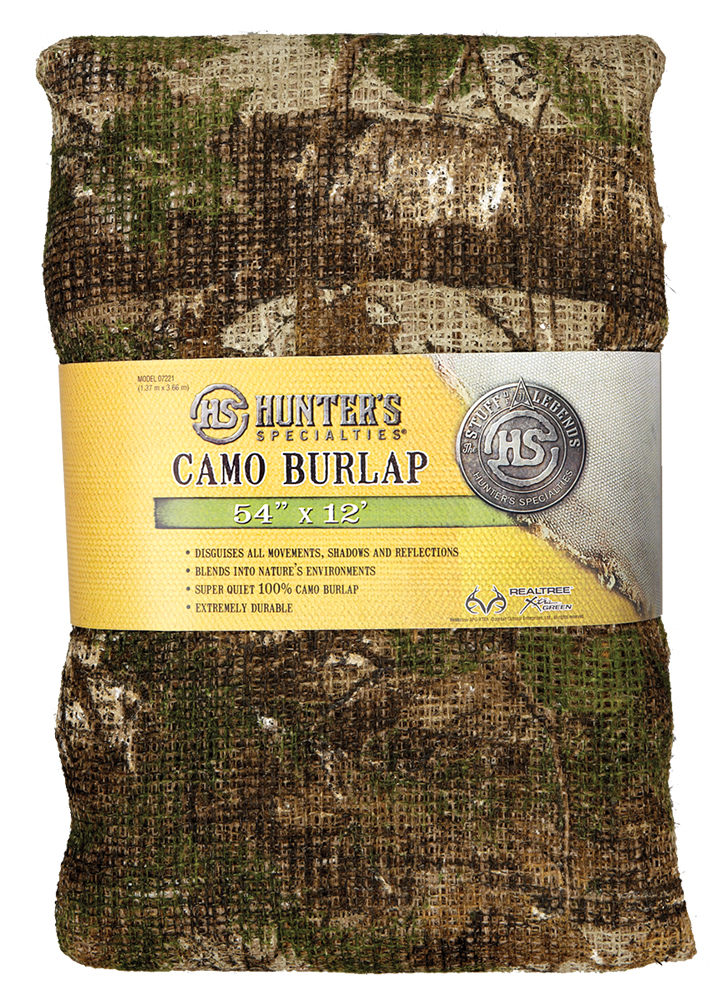 HuntersSpecial Blind Burlap Realtree Xtra Green 12ftx5