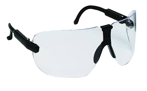 3M Peltor 97100 Professional Shooting Safety Glasses Black Frame Clear Lens