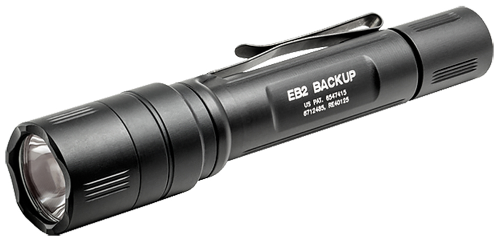 Surefire EB2CABK EB2 Backup 5/500 Lumens CR123A Lithium (2) Black