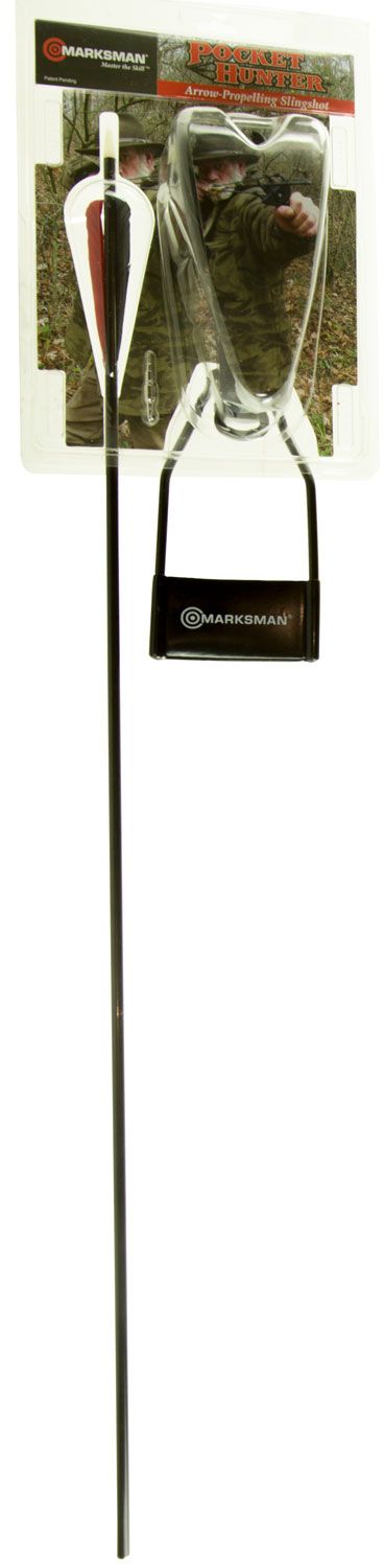 Marksman Slingshot Pocket Hunter Steel Frame w/Rubber Tubing