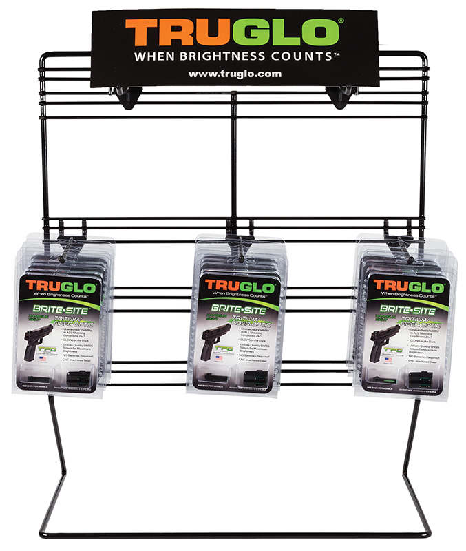 Truglo TFO Promo Set Grid Display, Display Gun, 15 TFO Sights