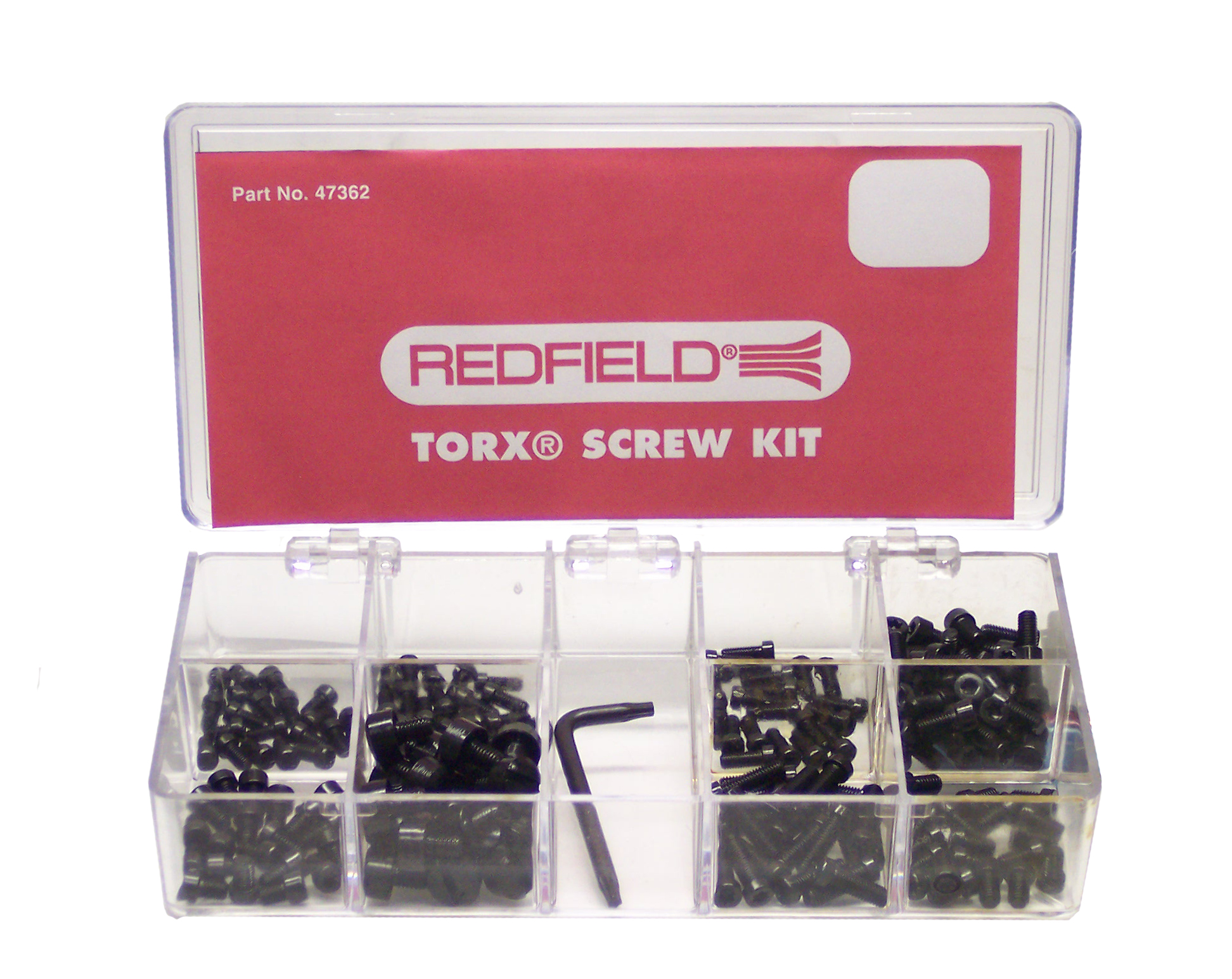 Redfield Torx Screw Kit w/180 Screws & 10 Wrenches - 47362