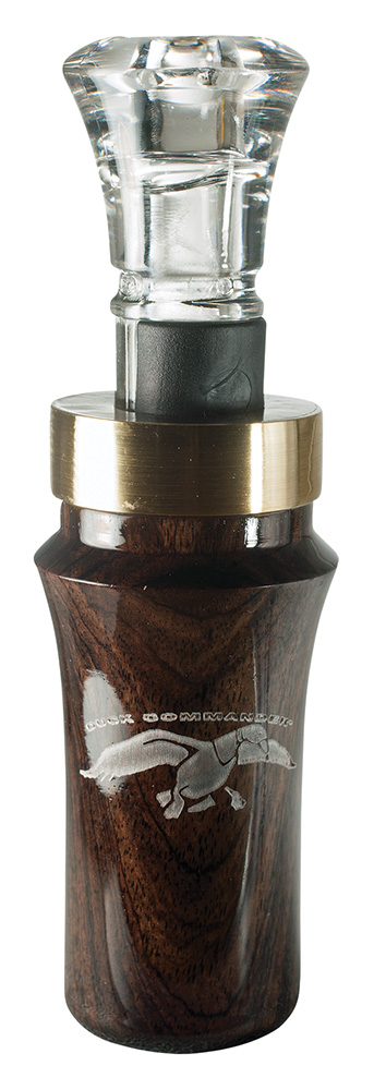 Duck Commander 1972 Black Wood Duck Call Double Reed Wood Black