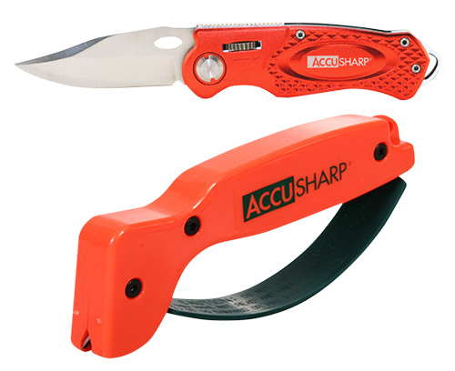 Accusharp 2Step Knife Sharpener/Sport Knife Combo Ceramic Fine/Coarse