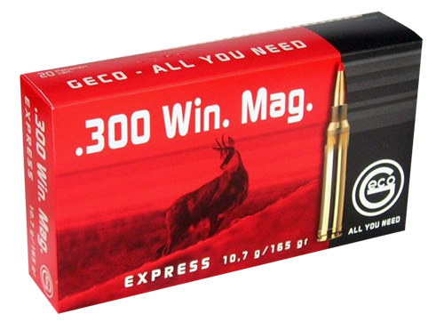 GECO 300 Winchester Magnum Geco Express 165gr 20Box/10Case