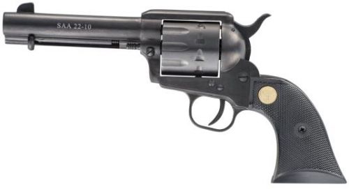 Chiappa Firearms 1873 SAA 22 22LR/22Mag 4.8 10rd Wood Grip Blk