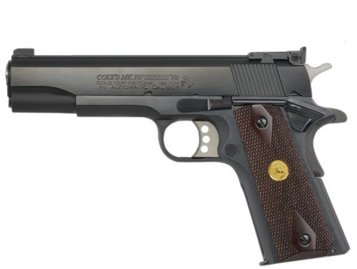 Colt 1911 Gold Cup National Match .45 ACP 5 National Match Barrel, Blue Finish 8+1