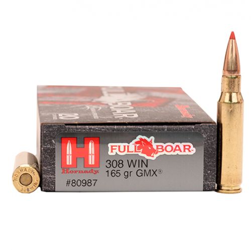 HORNADY FULL BOAR 308 165 GMX 20/10