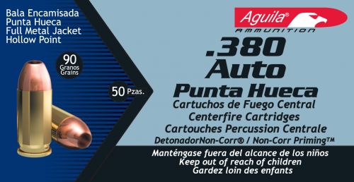 AGUILA 380 90 GR HP 1000