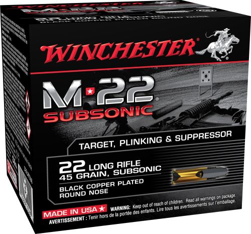 Winchester .22 LR  M22 SUBSONIC 45 GR 800/2